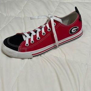 UGA Georgia Bulldogs Sneakers Unisex Mens size 7M